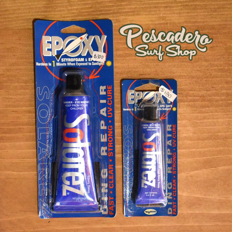 Epoxy repair putty Pescadero Surf Shop