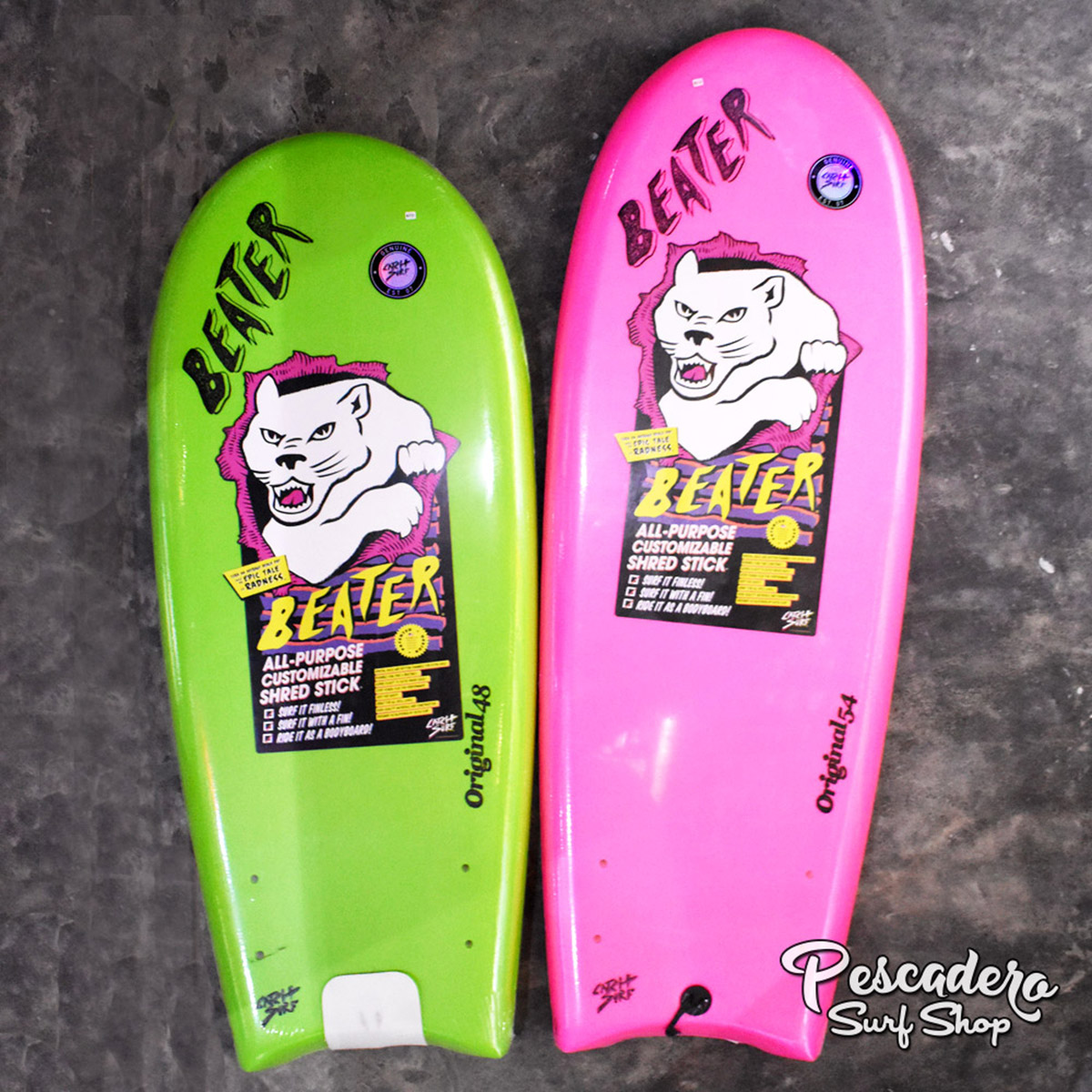 Beater Boards come in two sizes 48″ and 54″ length